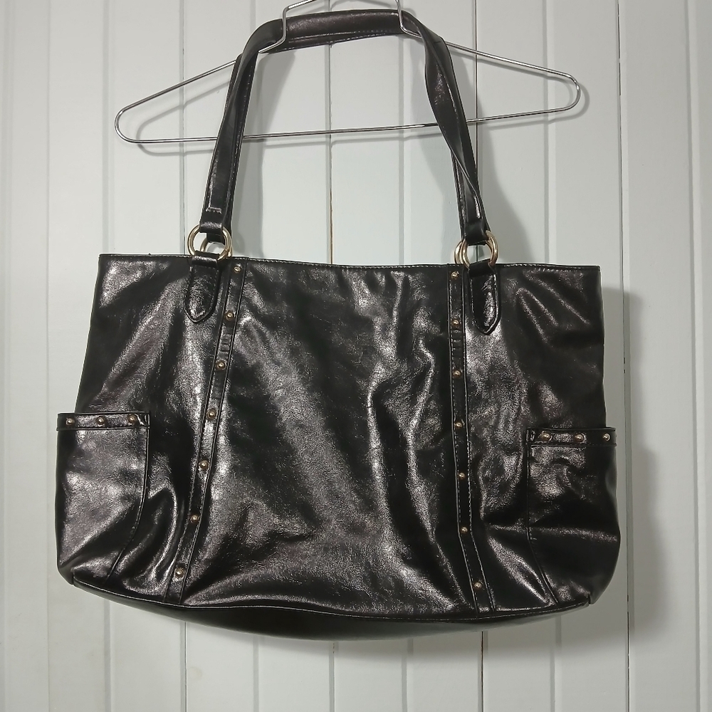 franco Sarto Black Tote Bag - Picture 2 of 8